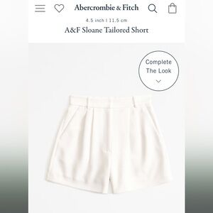 A&F Sloane Tailored Short, S